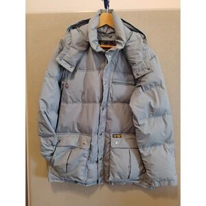 Vintage Swan Down Hooded Puffer Coat Size Medium